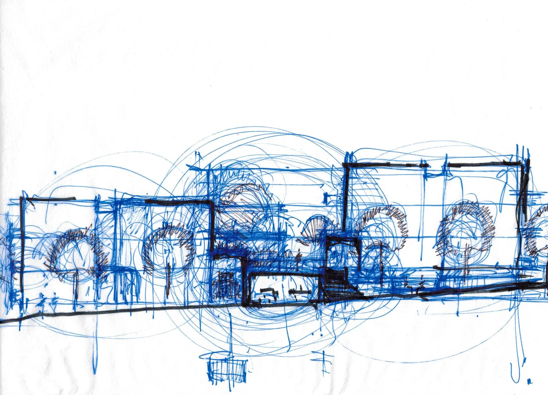 Blue line elevation study